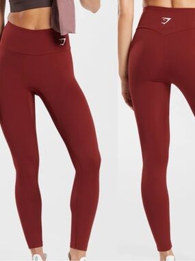Gymshark training leggings red size XS